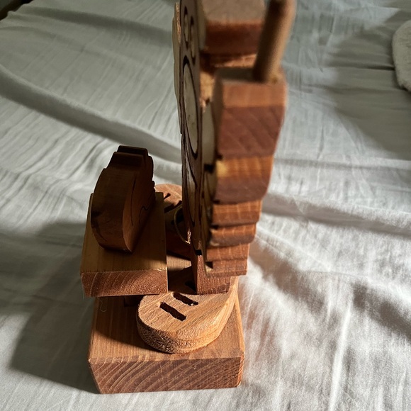 1981 DON MARS ORIGINAL Hand Made WOOD FIGURINE The Vet Tech - Picture 6 of 8